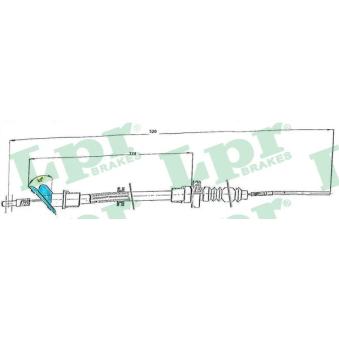 Tirette à câble, commande d'embrayage LPR C0066C