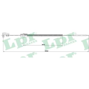 Câble d'accélération LPR C0078A