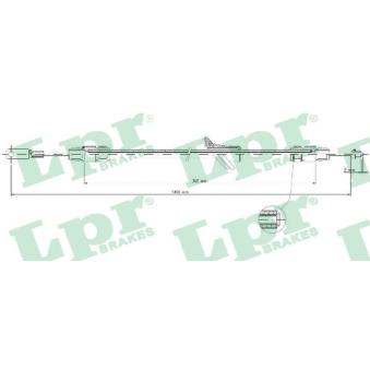 Tirette à câble, frein de stationnement LPR [C0140B]