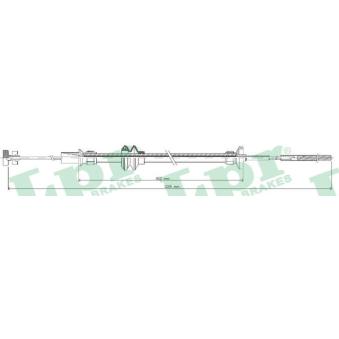 Tirette à câble, commande d'embrayage LPR OEM 6K1721335G Tirette à câble, commande d'embrayage LPR OEM 6K1721335G