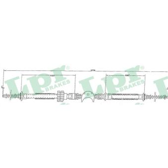 Tirette à câble, frein de stationnement LPR OEM 6148322