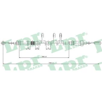 Tirette à câble, frein de stationnement LPR OEM 474627