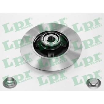 Jeu de 2 disques de frein arrière LPR C1013PCA pour KIA STINGER 1.2 THP 110 - 110cv