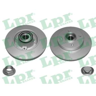 Jeu de 2 disques de frein arrière LPR OEM 424932