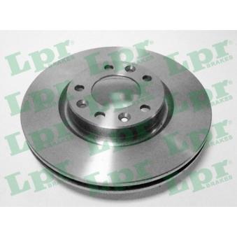 Jeu de 2 disques de frein avant LPR C1021V pour ALFA ROMEO GIULIA PureTech 110 - 110cv