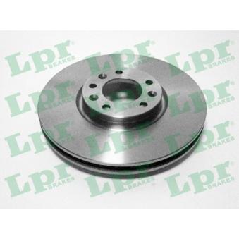 Jeu de 2 disques de frein avant LPR C1027V pour TOYOTA COROLLA 1.2 PureTech 110 - 110cv