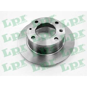 Jeu de 2 disques de frein arrière LPR C1121P