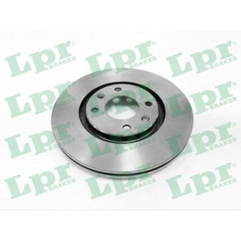 Jeu de 2 disques de frein avant LPR C1261V pour AUDI A6 1.9 SD - 75cv