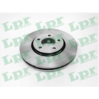 Jeu de 2 disques de frein avant LPR OEM 04863918AB
