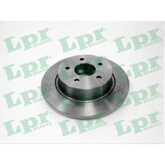 Jeu de 2 disques de frein arrière LPR F1024P pour CITROEN JUMPER 1.5 EcoBoost 4x4 - 182cv