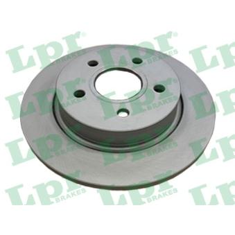 Jeu de 2 disques de frein arrière LPR OEM 1704765