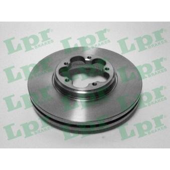 Jeu de 2 disques de frein avant LPR F1037V pour HYUNDAI EQUUS / CENTENNIAL 2.0 TDCi - 130cv