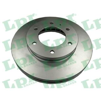 Jeu de 2 disques de frein avant LPR OEM 1742318