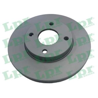 Jeu de 2 disques de frein avant LPR OEM H1BC1125A1A