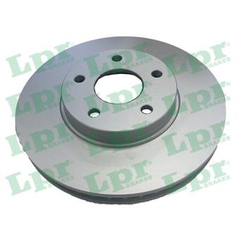 Jeu de 2 disques de frein avant LPR OEM 2305503