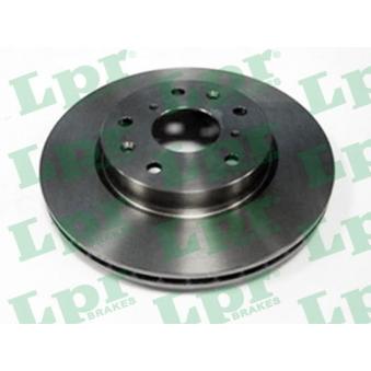 Jeu de 2 disques de frein avant LPR F2012V pour VOLKSWAGEN SHARAN 1.5 VVT - 112cv