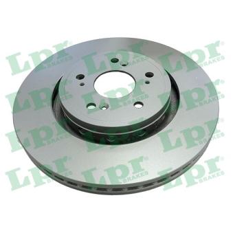 Jeu de 2 disques de frein avant LPR OEM 45251T1GG01