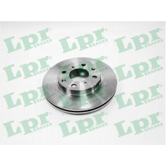 Jeu de 2 disques de frein avant LPR H1491V pour HONDA LOGO 1.3 - 65cv