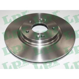 Jeu de 2 disques de frein avant LPR H2052V pour SSANGYONG ACTYON 1.6 CRDi - 110cv