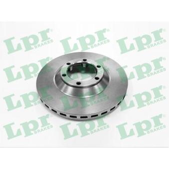 Jeu de 2 disques de frein avant LPR OEM HQ232405