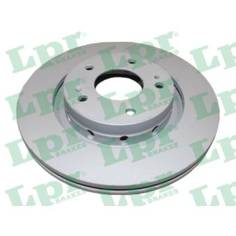 Jeu de 2 disques de frein avant LPR OEM 4615A179