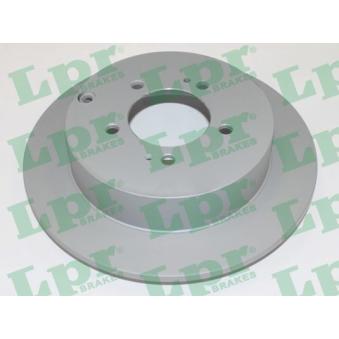 Jeu de 2 disques de frein arrière LPR OEM 1606292080