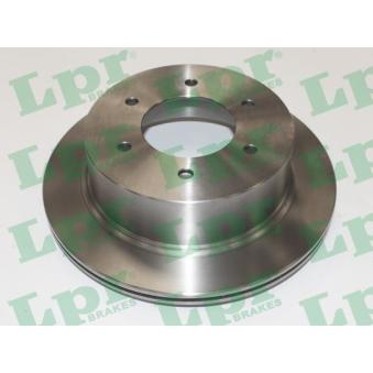 Jeu de 2 disques de frein avant LPR M1033V