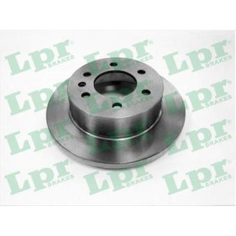 Jeu de 2 disques de frein arrière LPR M2043P pour VOLKSWAGEN CRAFTER 2.5 TDI - 136cv