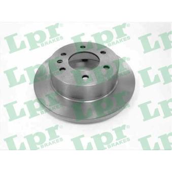 Jeu de 2 disques de frein arrière LPR OEM 2E0615601A