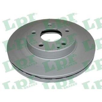 Jeu de 2 disques de frein avant LPR OEM 2464210012