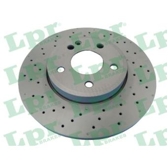 Jeu de 2 disques de frein avant LPR OEM 2464212512