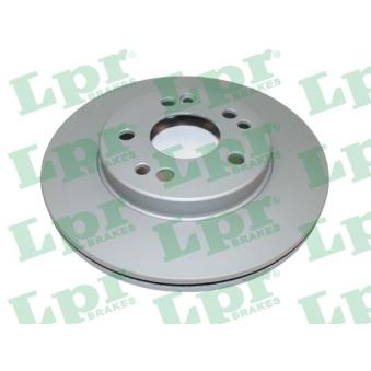 Jeu de 2 disques de frein avant LPR OEM 1294210212