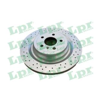 Jeu de 2 disques de frein arrière LPR OEM 1664230600