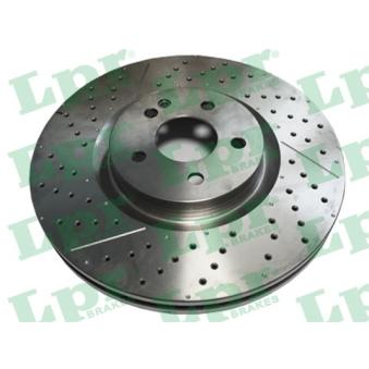 Jeu de 2 disques de frein avant LPR M4007V