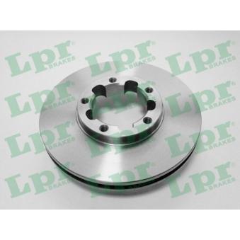 Jeu de 2 disques de frein avant LPR OEM 40206MB600