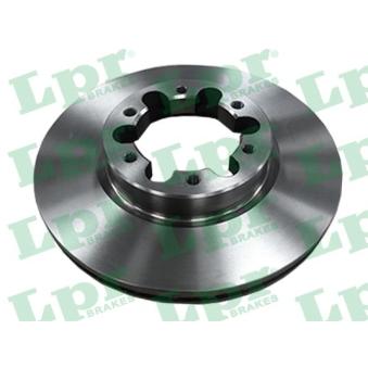 Jeu de 2 disques de frein avant LPR OEM 5001871214