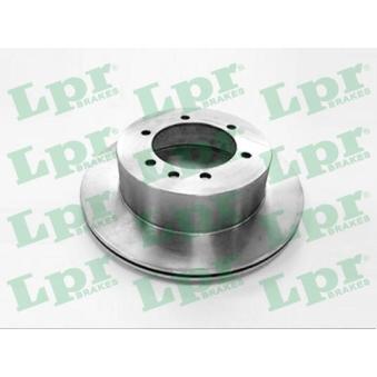 Jeu de 2 disques de frein arrière LPR N2804V