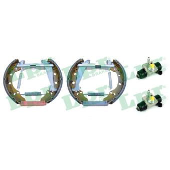Kit de freins arrière prémontés LPR OEK407 pour CITROEN C4 CACTUS 1.9 TDI - 110cv