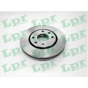 Jeu de 2 disques de frein avant LPR P1201V pour KIA PRO CEED 1.8 16V - 110cv