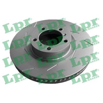Disque de frein avant gauche LPR P2024VR pour FORD TRANSIT 4.8 4S - 400cv