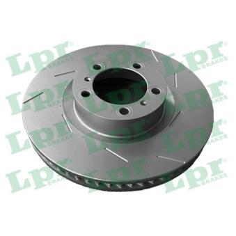 Disque de frein avant droit LPR P2025VR pour FORD TRANSIT 4.8 4S - 400cv