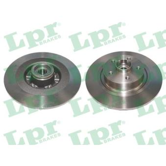 Jeu de 2 disques de frein arrière LPR OEM 8200244108