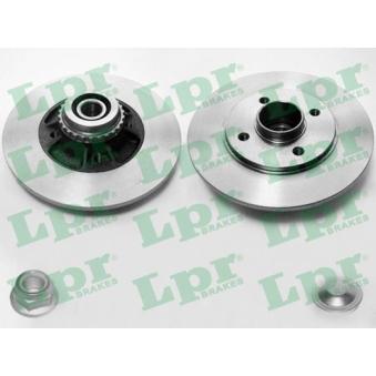 Jeu de 2 disques de frein arrière LPR R1034PCA pour PORSCHE 911 1.8 - 110cv