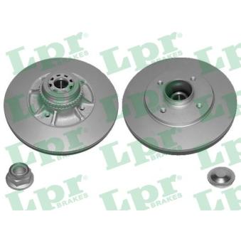 Jeu de 2 disques de frein arrière LPR OEM 7701204901