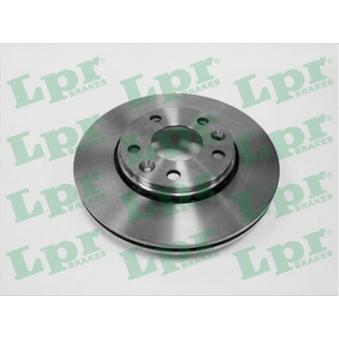 Jeu de 2 disques de frein avant LPR R1036V pour CITROEN C5 1.5 dCi - 110cv