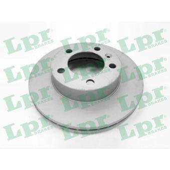 Jeu de 2 disques de frein avant LPR OEM 93197403