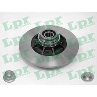 Jeu de 2 disques de frein arrière LPR R1054PCA