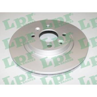 Jeu de 2 disques de frein avant LPR OEM 7700780892