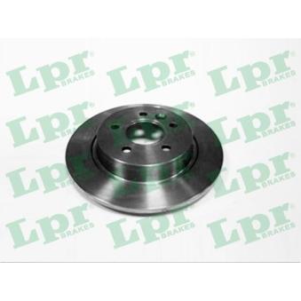 Jeu de 2 disques de frein arrière LPR OEM 31341645