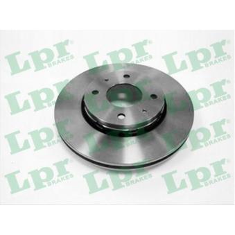 Jeu de 2 disques de frein avant LPR V1351V pour AUDI A4 1.6 - 109cv